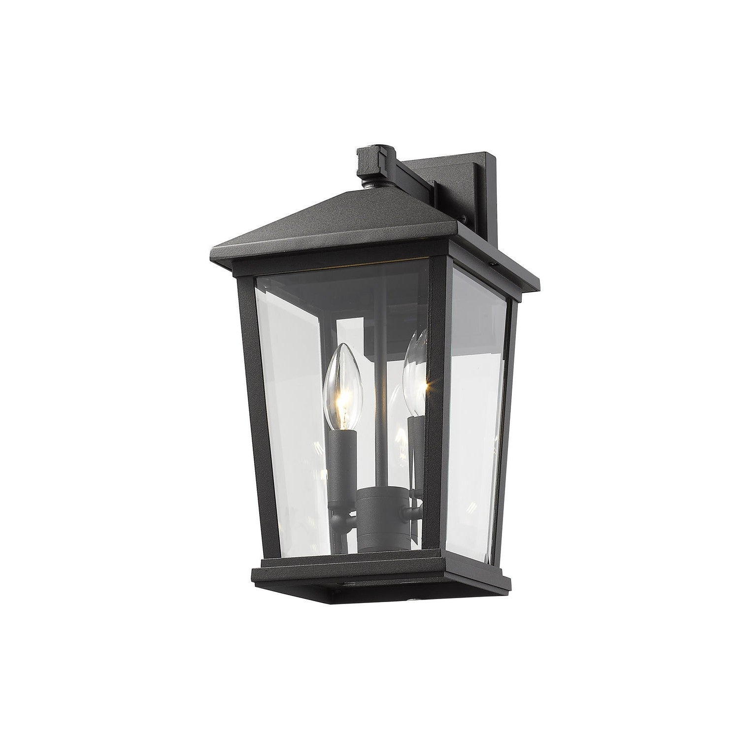 Z-Lite - 568M-BK - Two Light Outdoor Wall Sconce - Beacon - Black