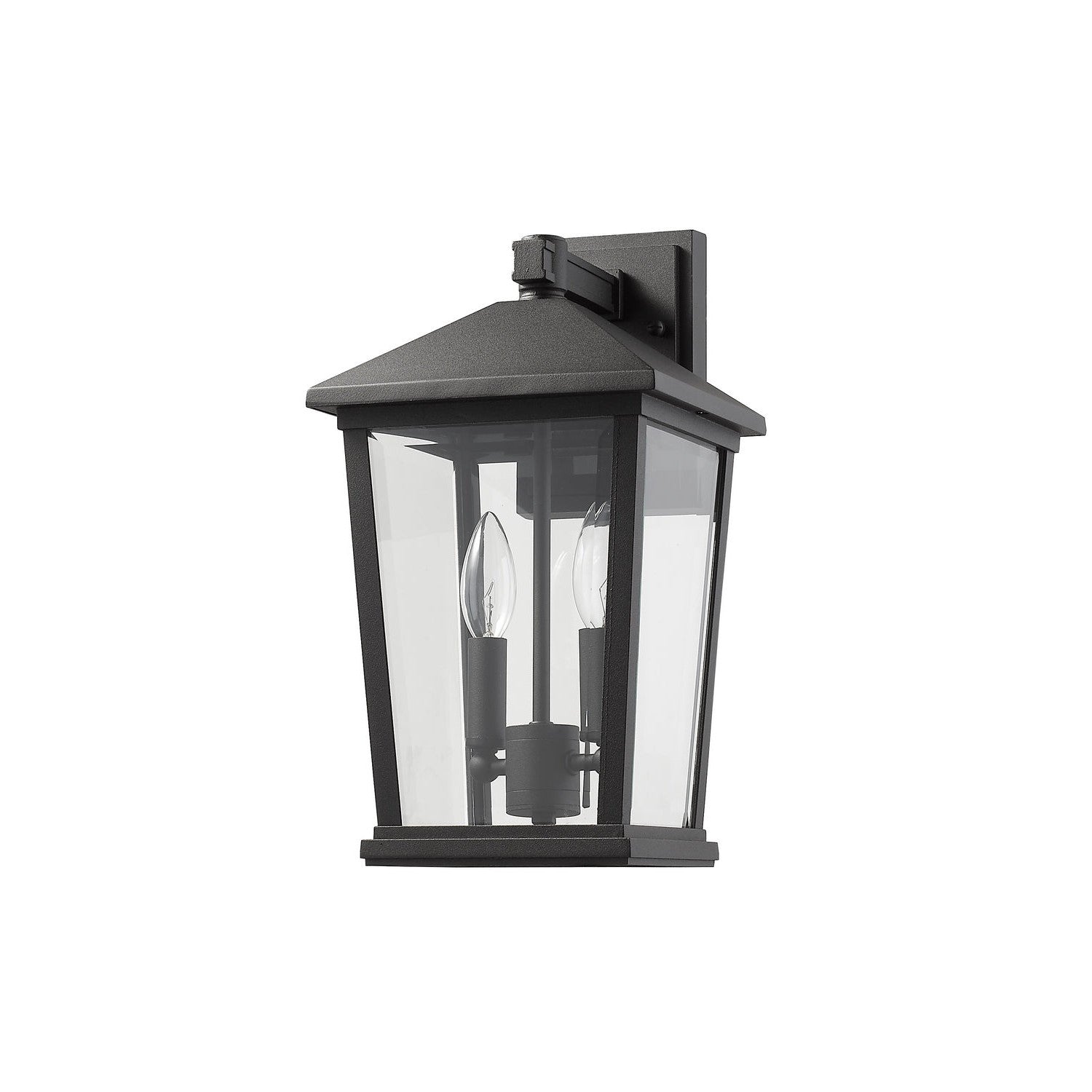 Z-Lite - 568M-BK - Two Light Outdoor Wall Sconce - Beacon - Black