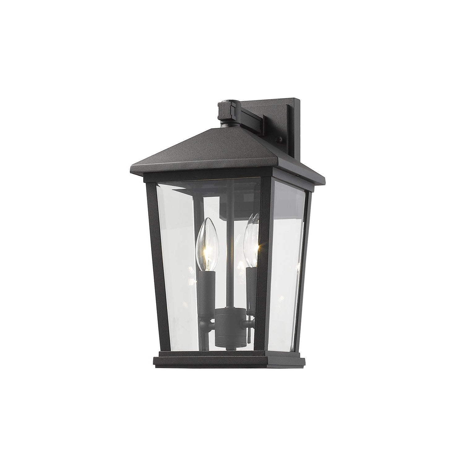 Z-Lite - 568M-BK - Two Light Outdoor Wall Sconce - Beacon - Black