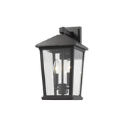 Z-Lite - 568M-BK - Two Light Outdoor Wall Sconce - Beacon - Black