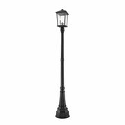 Z-Lite - 568PHBR-564P-BK - Two Light Outdoor Post Mounted Fixture - Beacon - Black