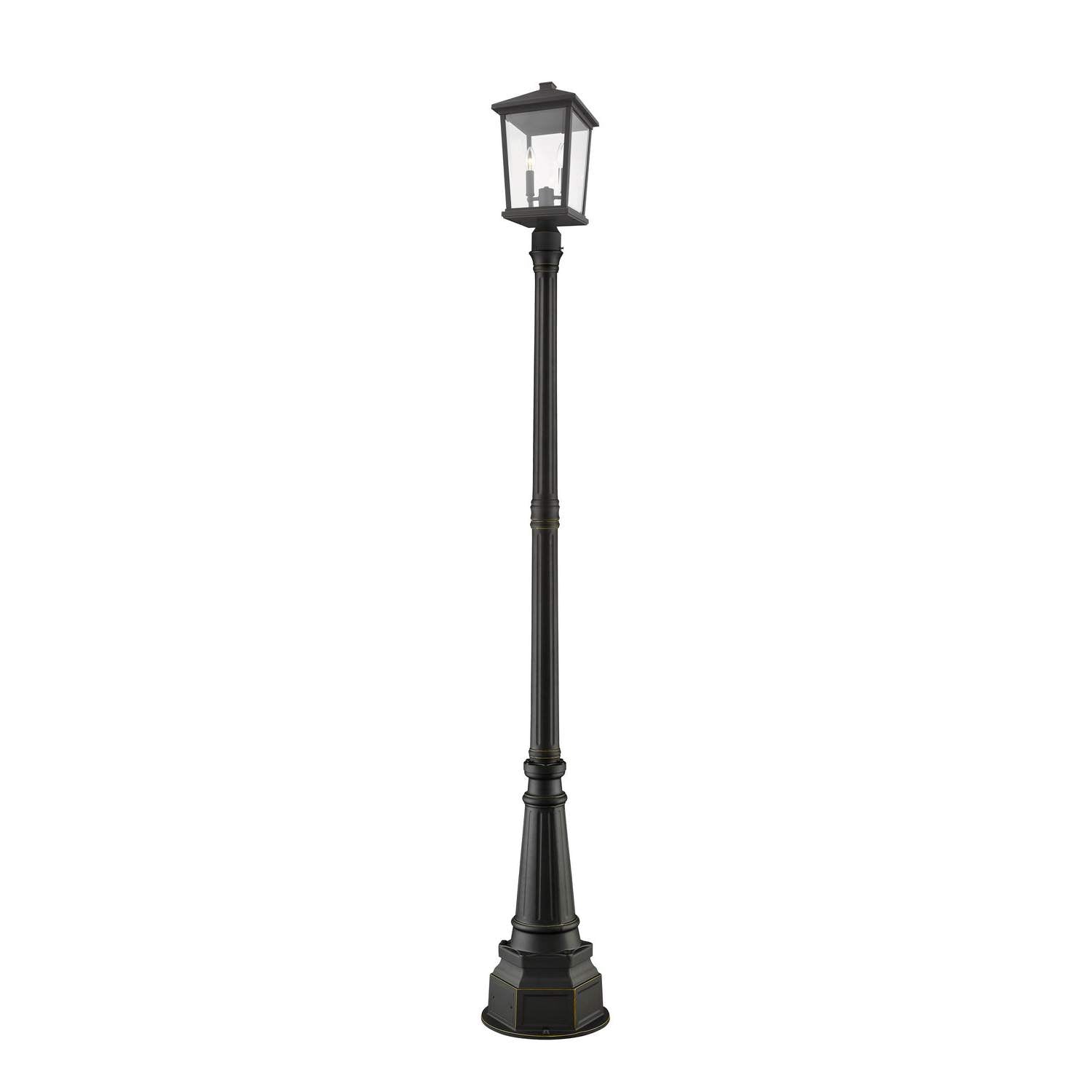 Z-Lite - 568PHBR-564P-ORB - Two Light Outdoor Post Mounted Fixture - Beacon - Oil Rubbed Bronze
