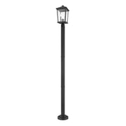 Z-Lite - 568PHBR-567P-BK - Two Light Outdoor Post Mounted Fixture - Beacon - Black