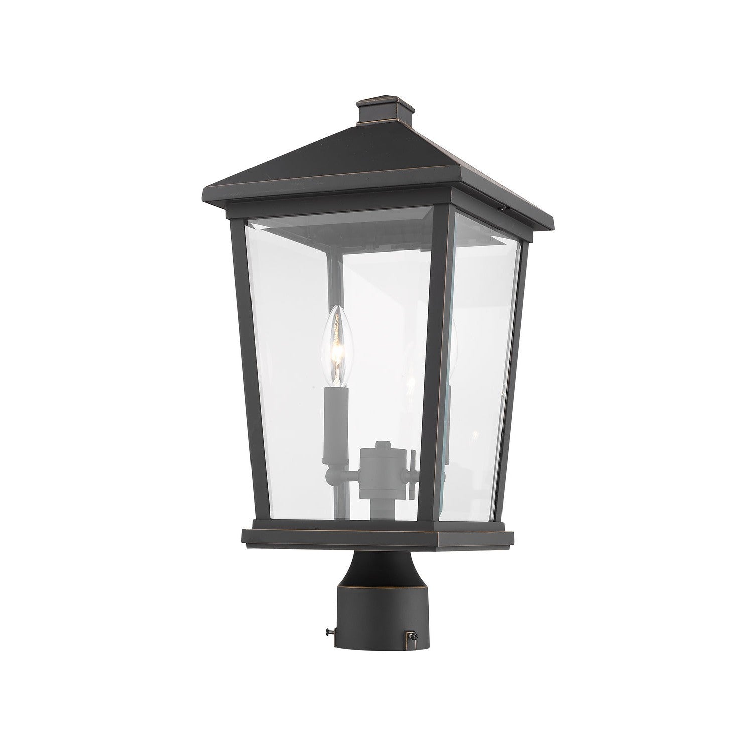 Z-Lite - 568PHBR-ORB - Two Light Outdoor Post Mount Fixture - Beacon - Oil Rubbed Bronze