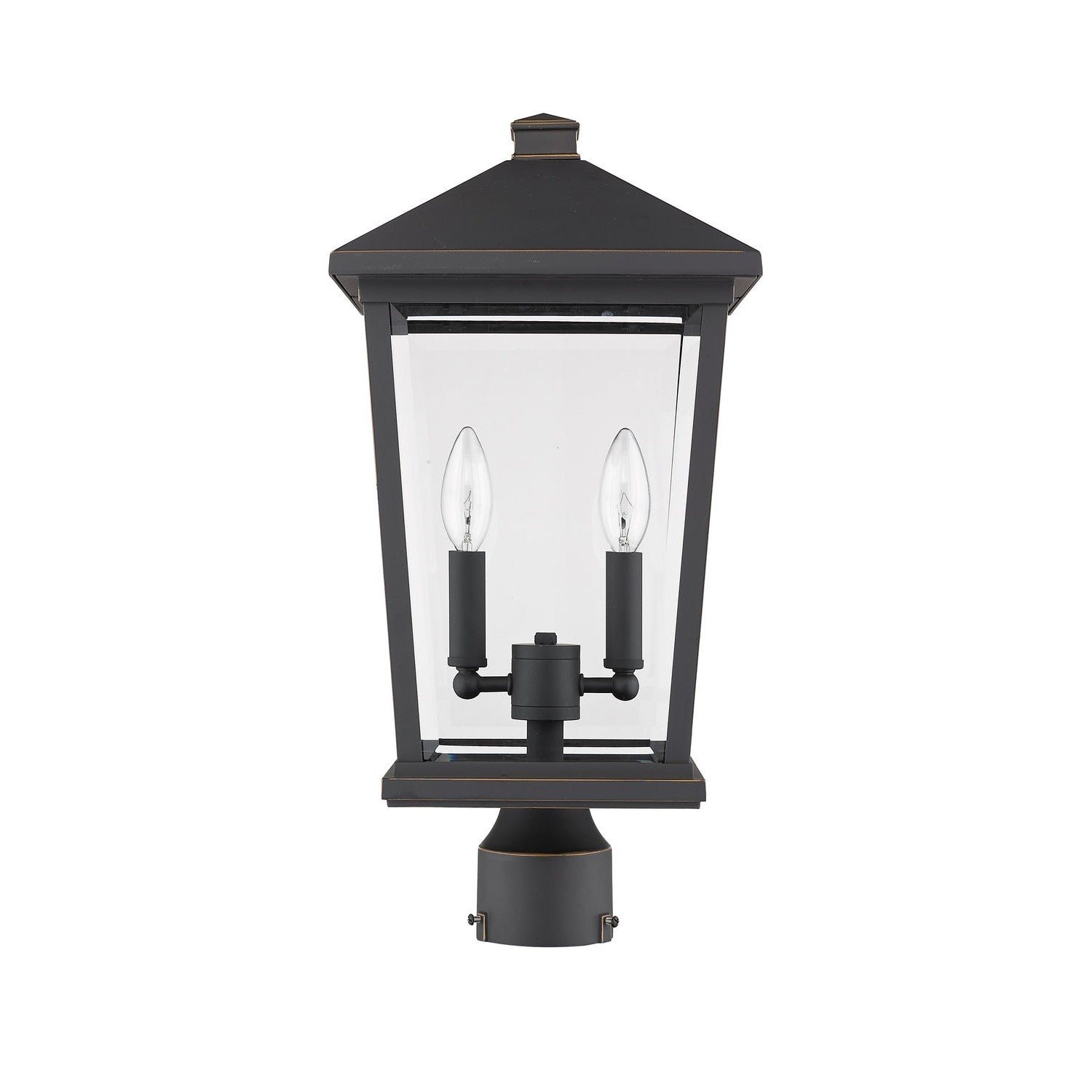 Z-Lite - 568PHBR-ORB - Two Light Outdoor Post Mount Fixture - Beacon - Oil Rubbed Bronze