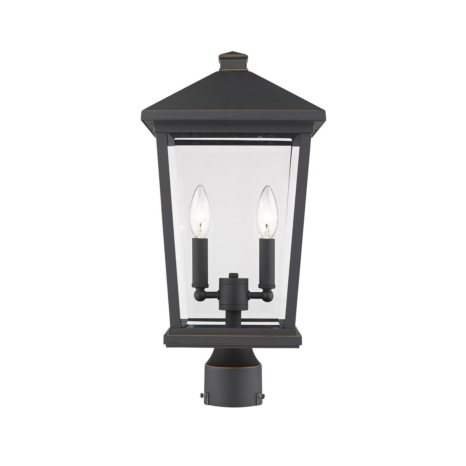 Z-Lite - 568PHBR-ORB - Two Light Outdoor Post Mount Fixture - Beacon - Oil Rubbed Bronze