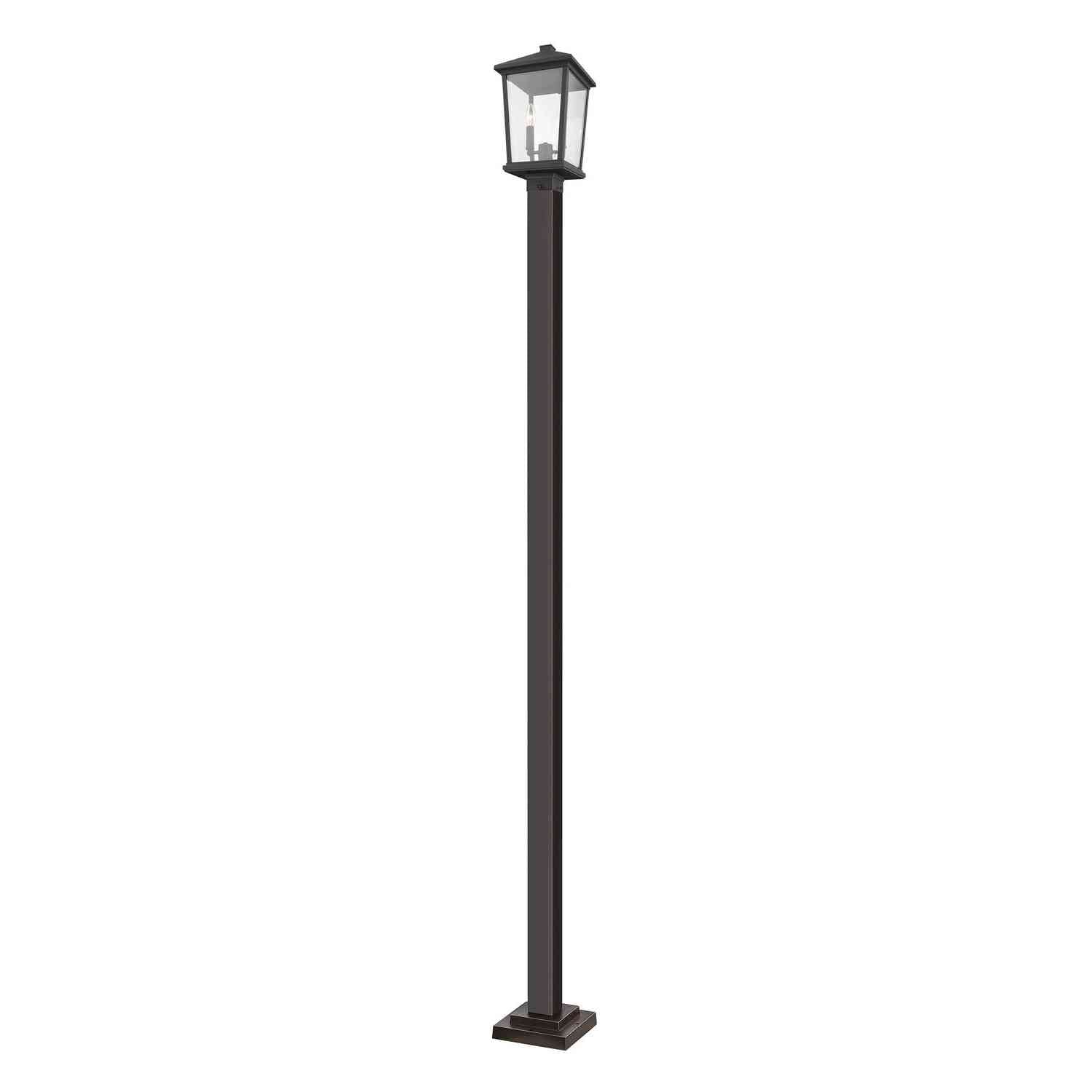 Z-Lite - 568PHBS-536P-ORB - Two Light Outdoor Post Mounted Fixture - Beacon - Oil Rubbed Bronze