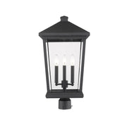 Z-Lite - 568PHXLR-BK - Three Light Outdoor Post Mount Fixture - Beacon - Black
