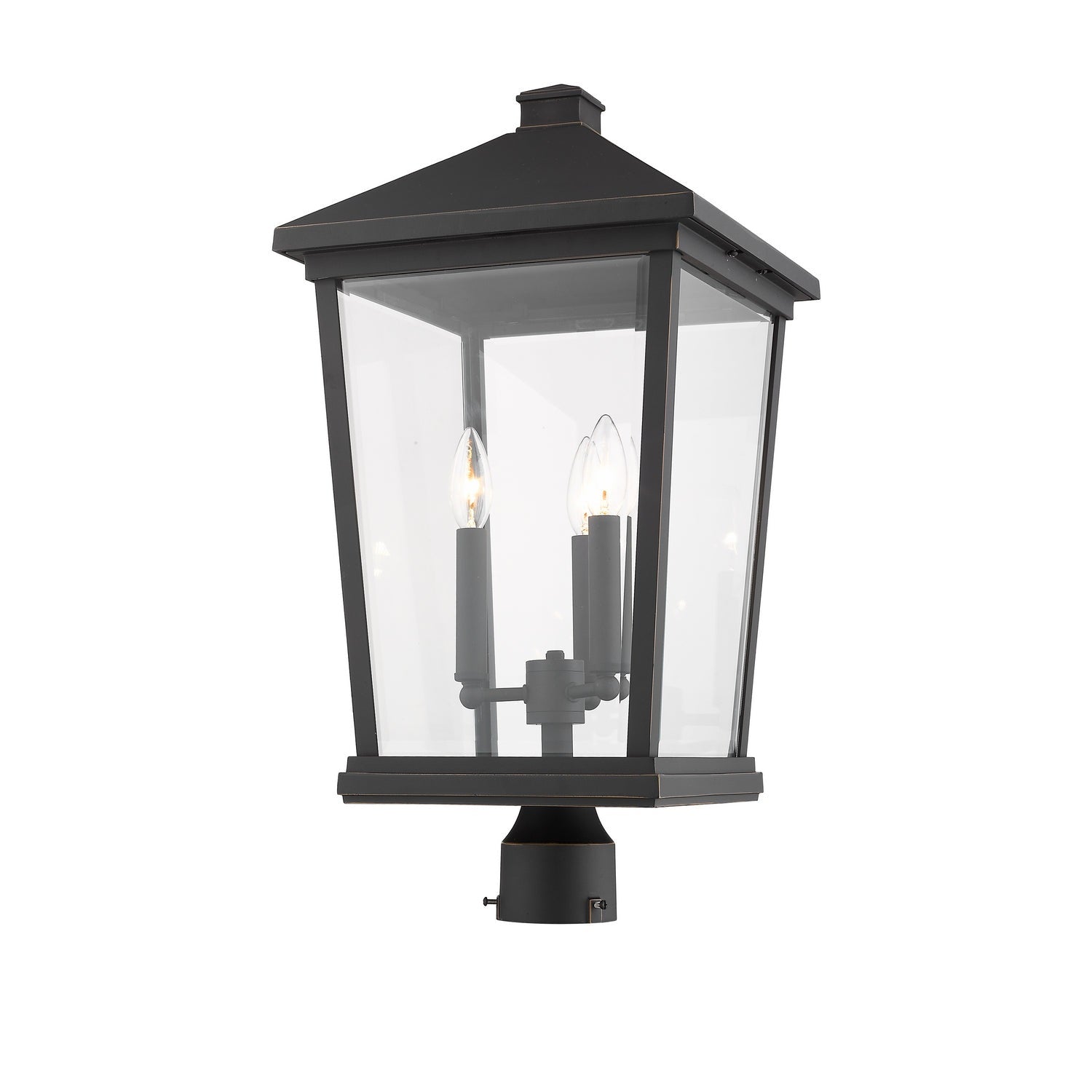 Z-Lite - 568PHXLR-ORB - Three Light Outdoor Post Mount Fixture - Beacon - Oil Rubbed Bronze