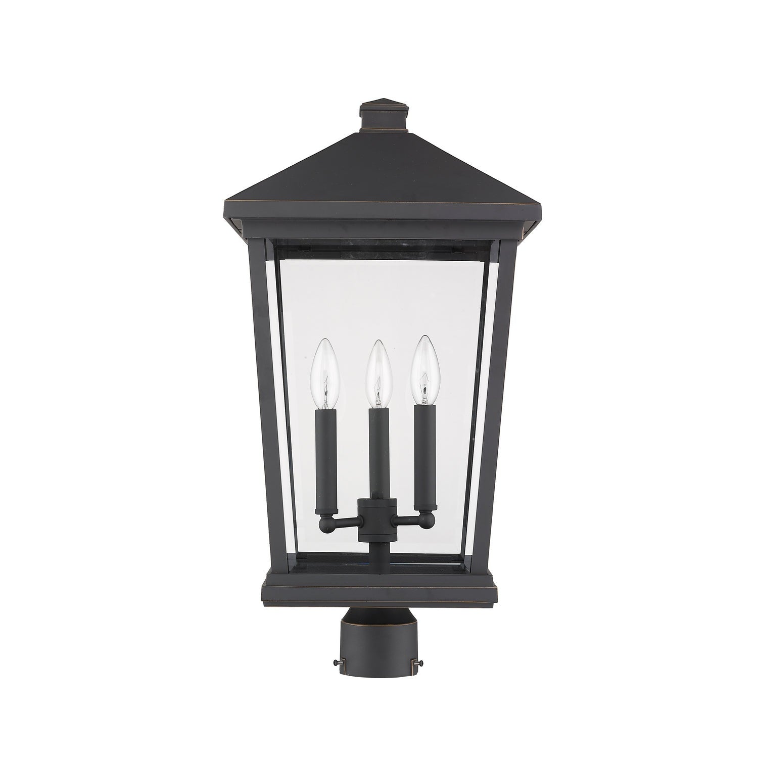 Z-Lite - 568PHXLR-ORB - Three Light Outdoor Post Mount Fixture - Beacon - Oil Rubbed Bronze
