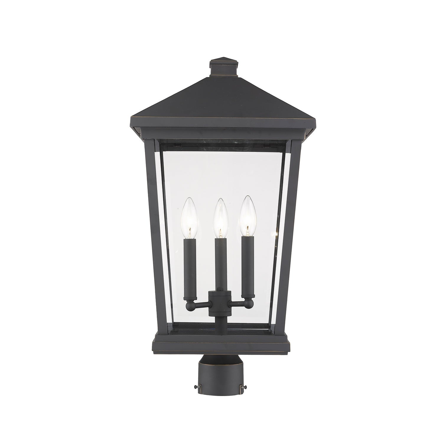 Z-Lite - 568PHXLR-ORB - Three Light Outdoor Post Mount Fixture - Beacon - Oil Rubbed Bronze