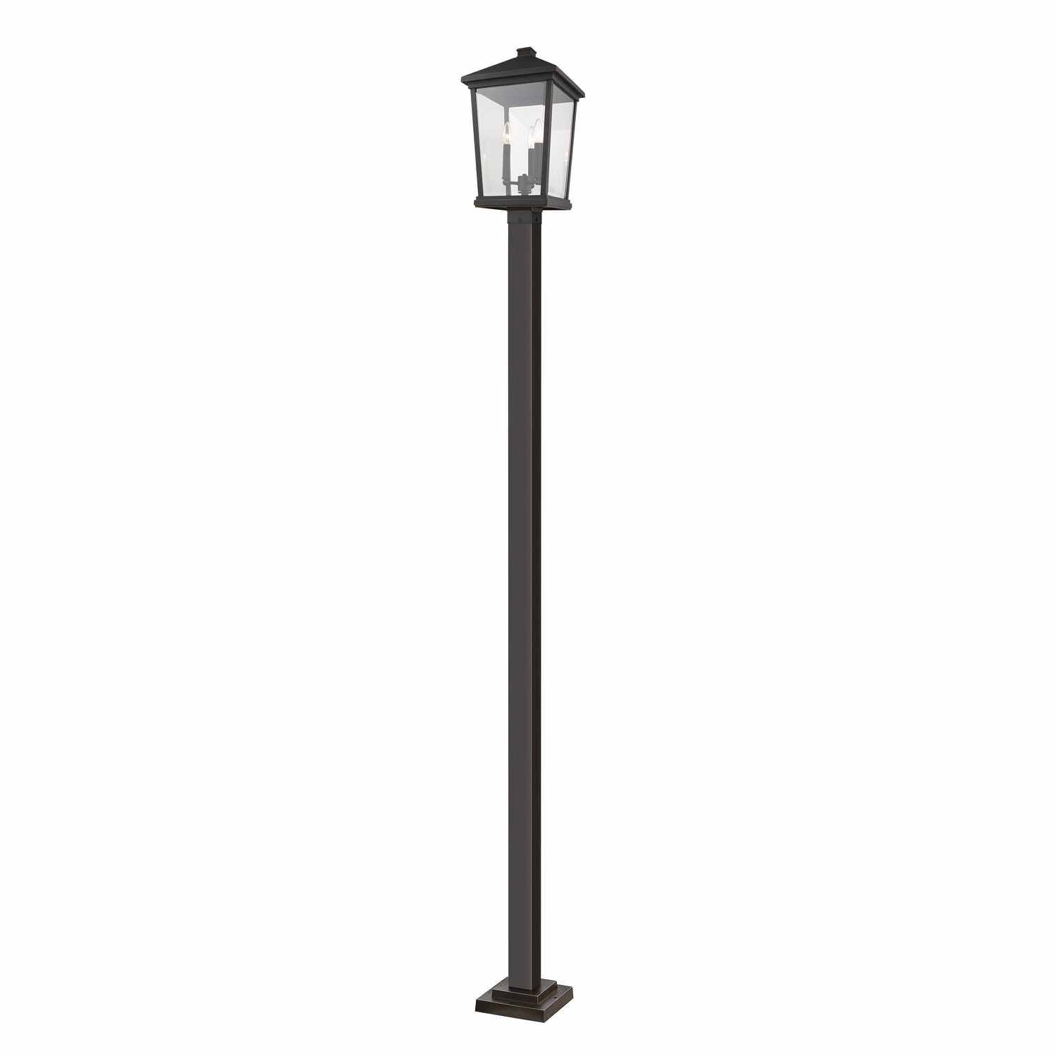 Z-Lite - 568PHXLS-536P-ORB - Three Light Outdoor Post Mounted Fixture - Beacon - Oil Rubbed Bronze