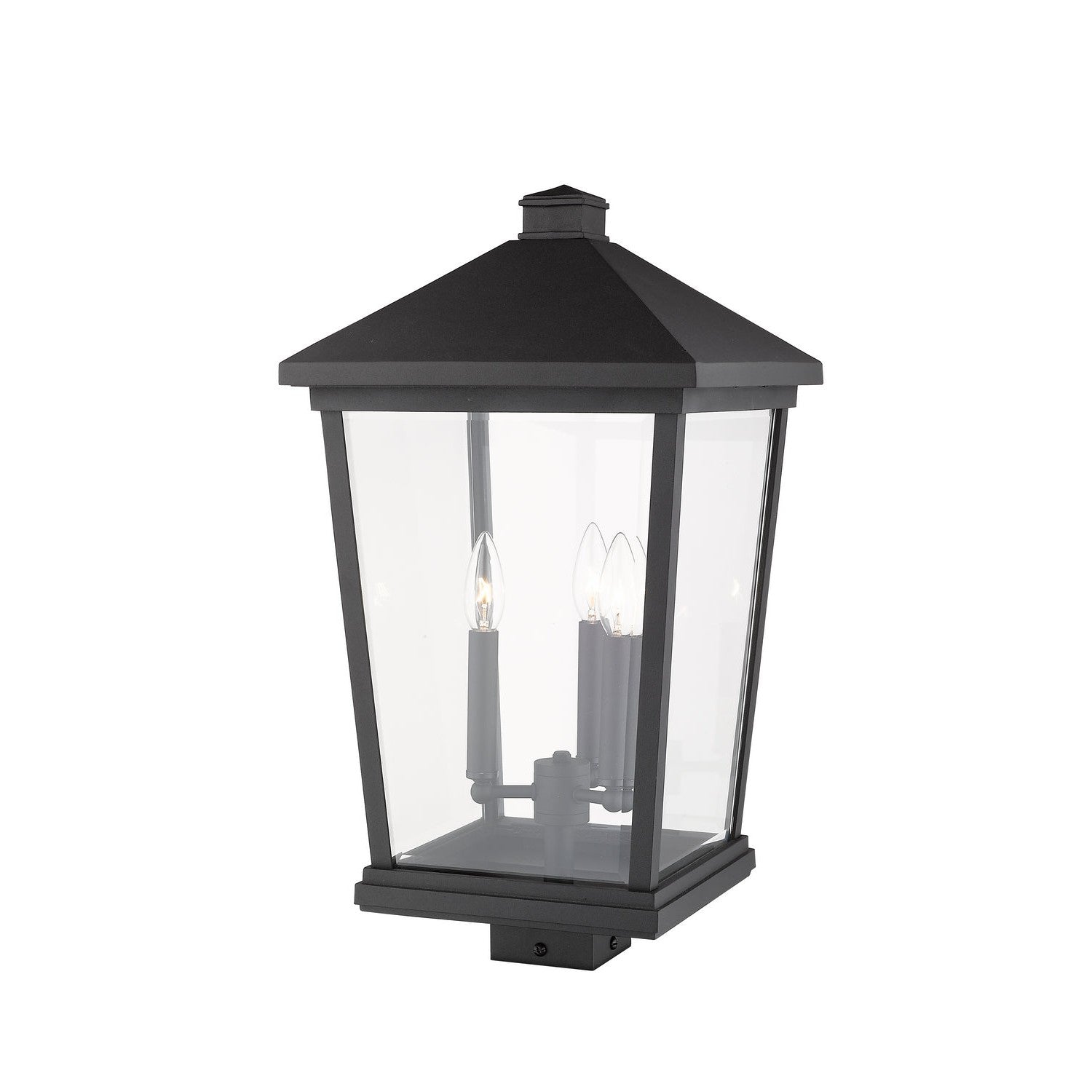 Z-Lite - 568PHXLS-BK - Three Light Outdoor Post Mount Fixture - Beacon - Black