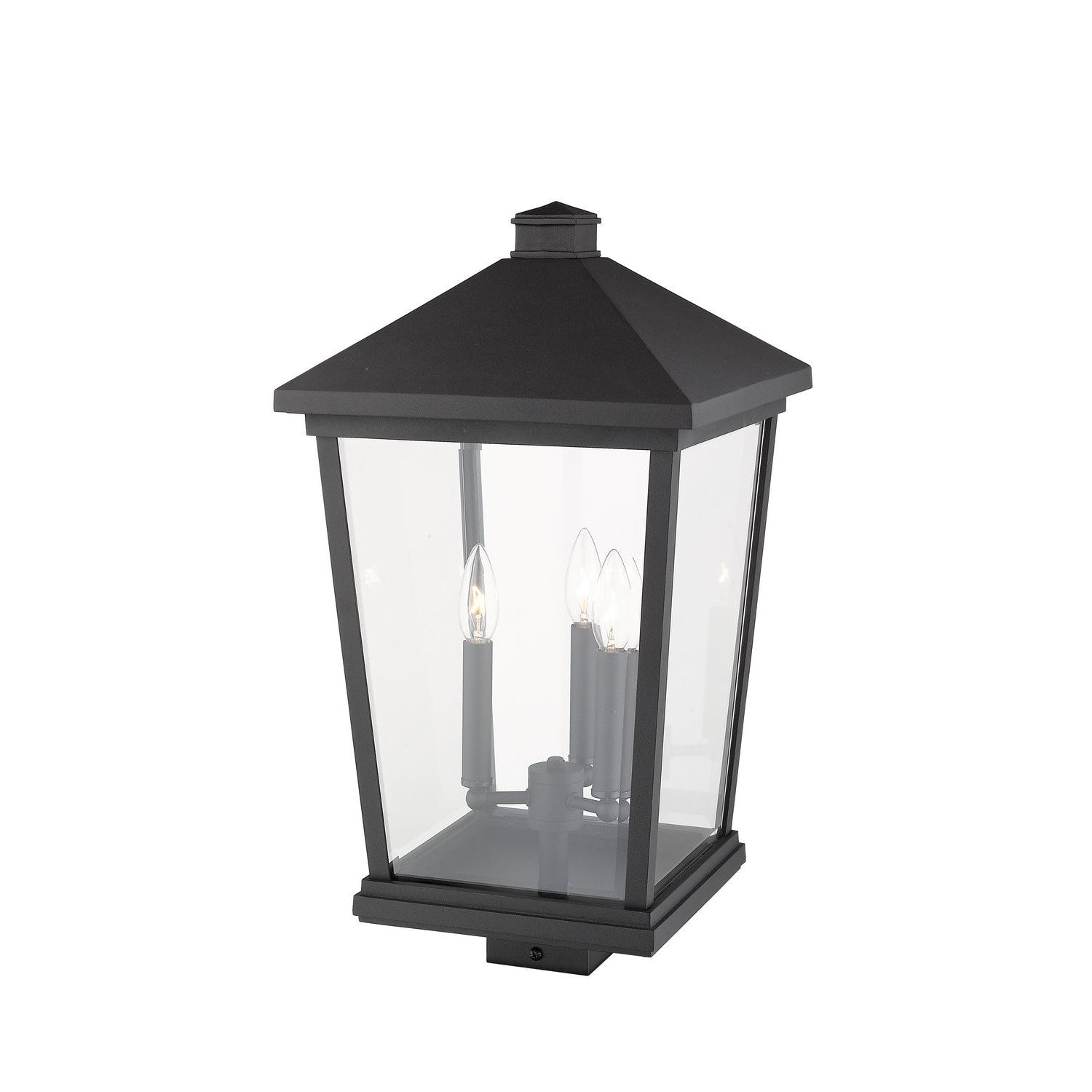 Z-Lite - 568PHXLS-BK - Three Light Outdoor Post Mount Fixture - Beacon - Black