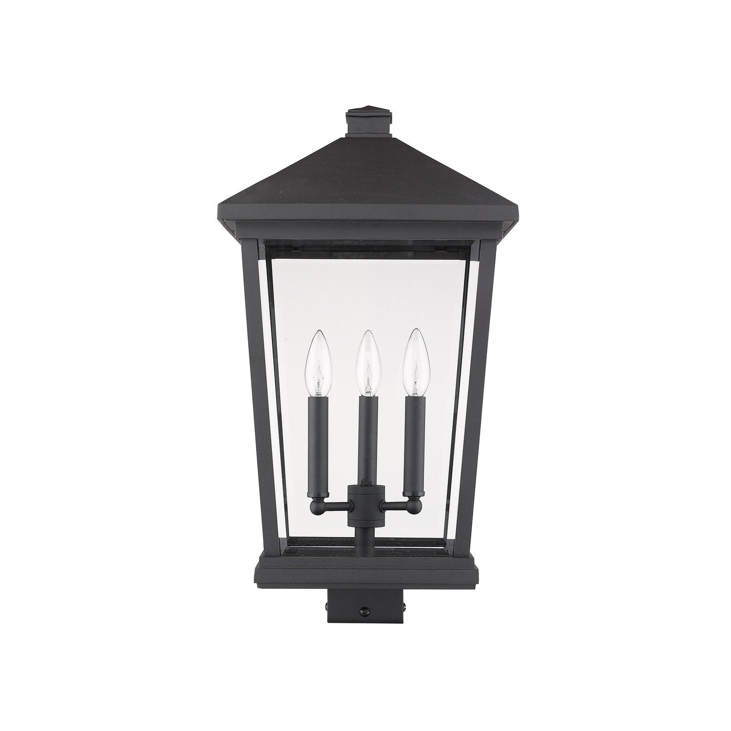 Z-Lite - 568PHXLS-BK - Three Light Outdoor Post Mount Fixture - Beacon - Black