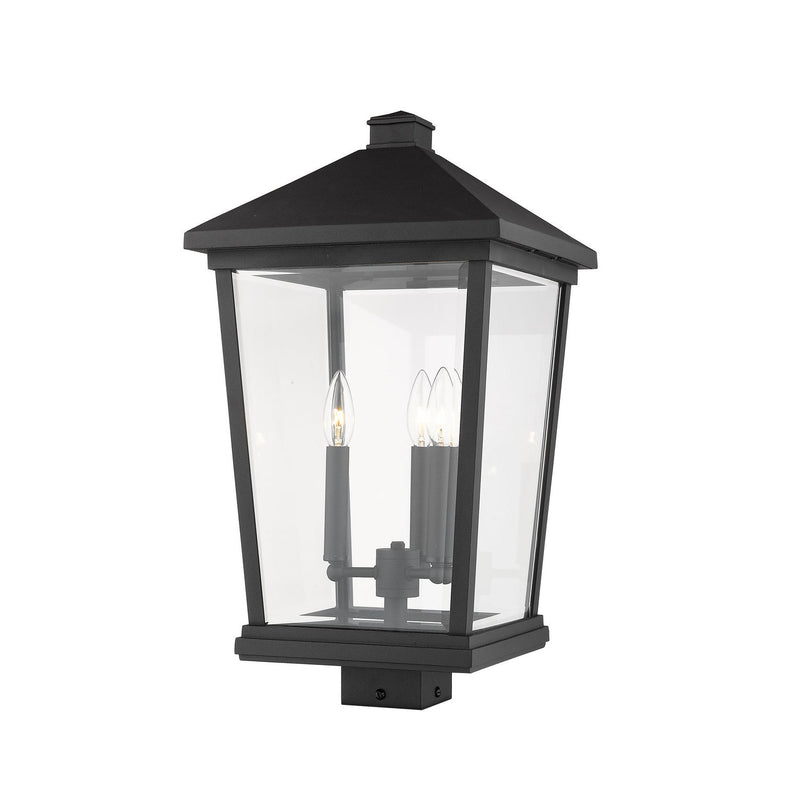 Z-Lite - 568PHXLS-BK - Three Light Outdoor Post Mount Fixture - Beacon - Black