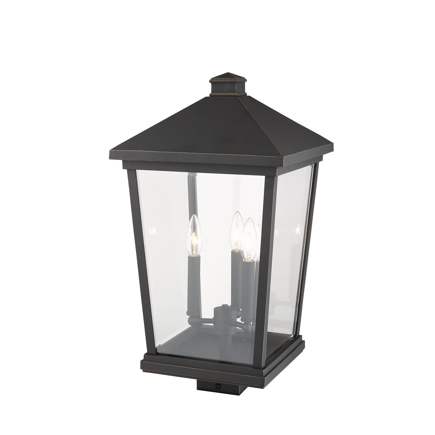 Z-Lite - 568PHXLS-ORB - Three Light Outdoor Post Mount Fixture - Beacon - Oil Rubbed Bronze