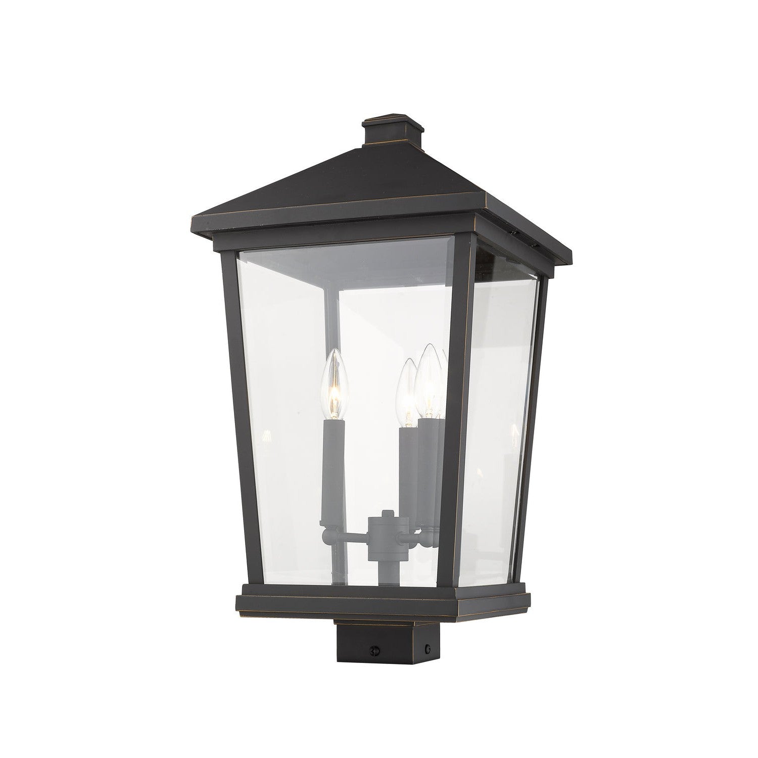 Z-Lite - 568PHXLS-ORB - Three Light Outdoor Post Mount Fixture - Beacon - Oil Rubbed Bronze