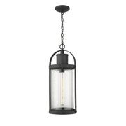 Z-Lite - 569CHB-BK - One Light Outdoor Chain Mount Ceiling Fixture - Roundhouse - Black
