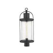 Z-Lite - 569PHB-BK - One Light Outdoor Post Mount Fixture - Roundhouse - Black