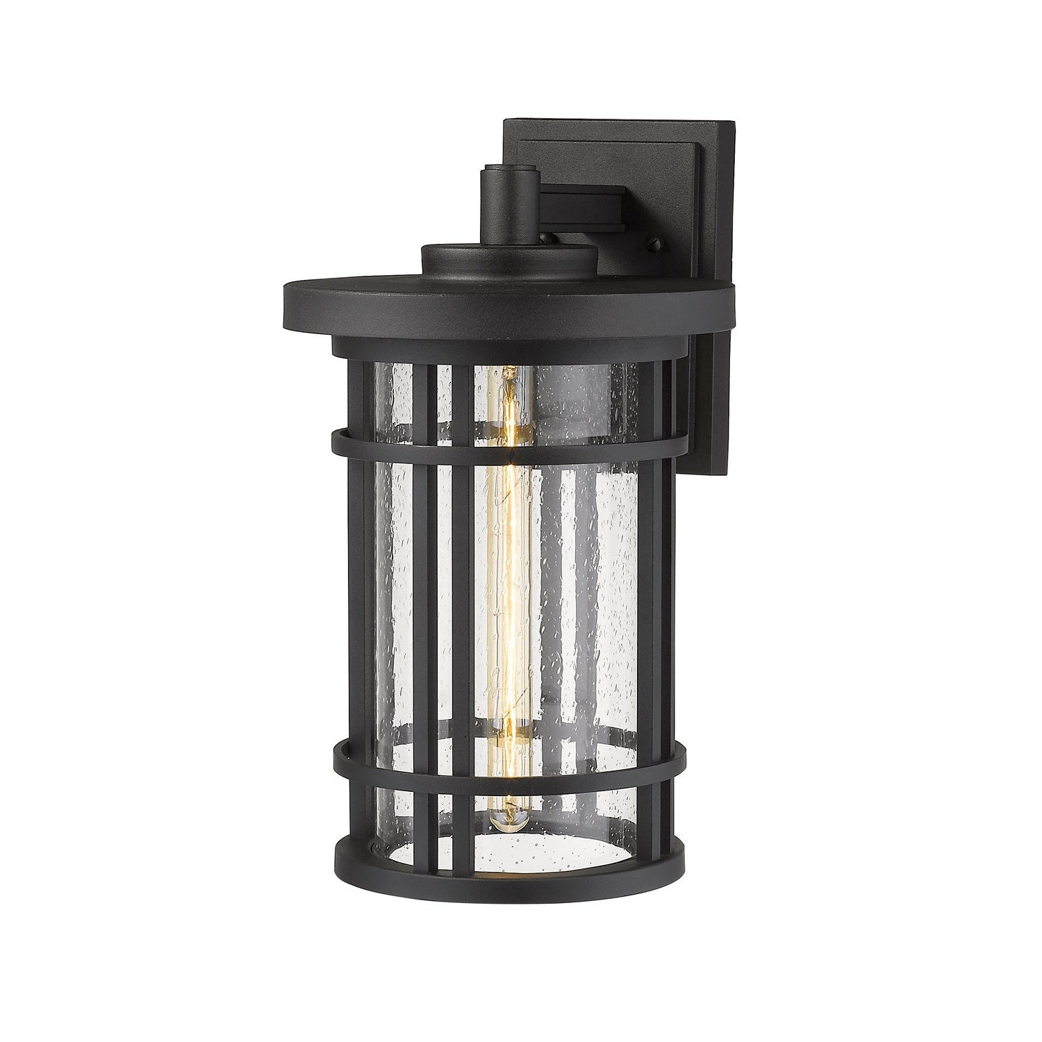 Z-Lite - 570B-BK - One Light Outdoor Wall Light - Jordan - Black