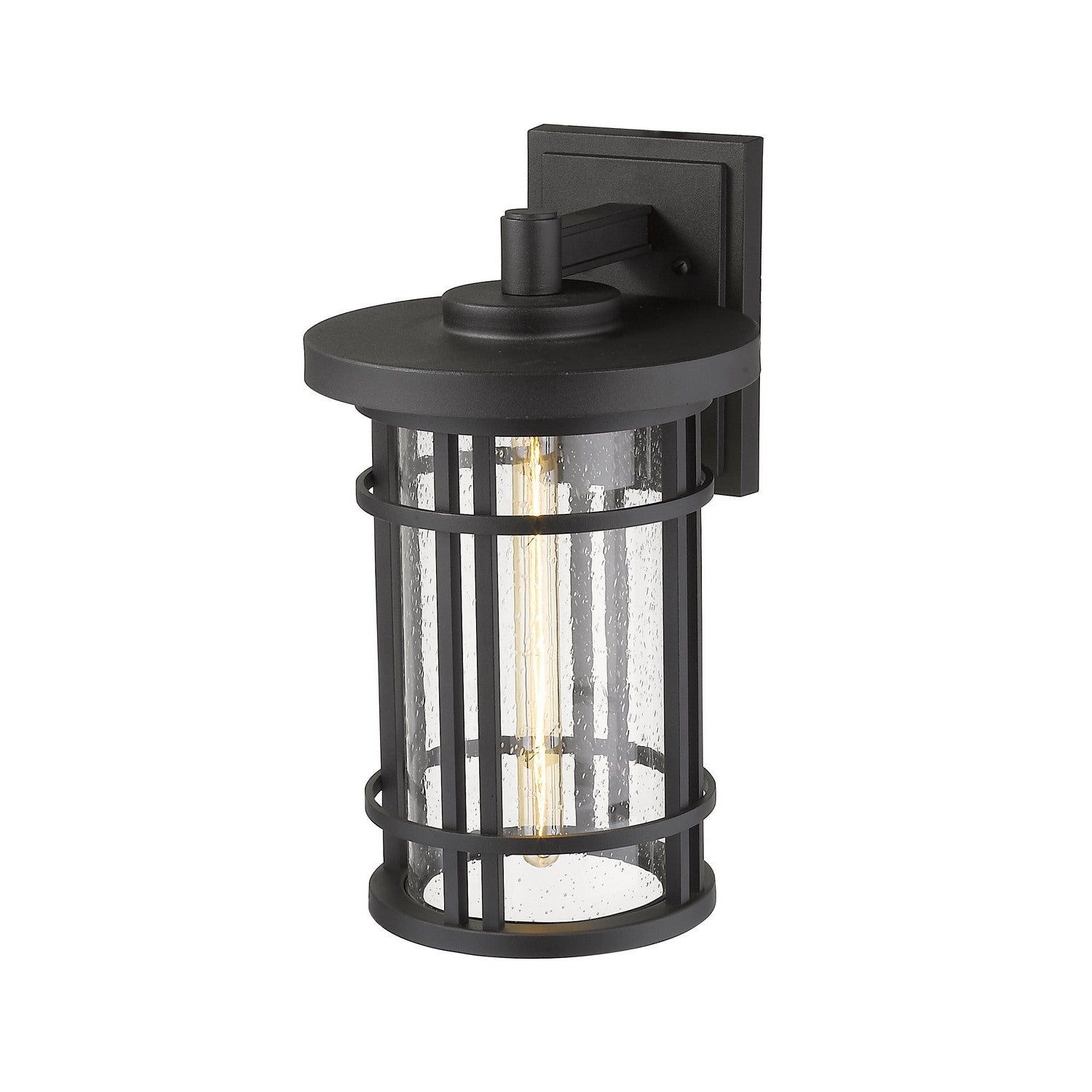 Z-Lite - 570B-BK - One Light Outdoor Wall Light - Jordan - Black