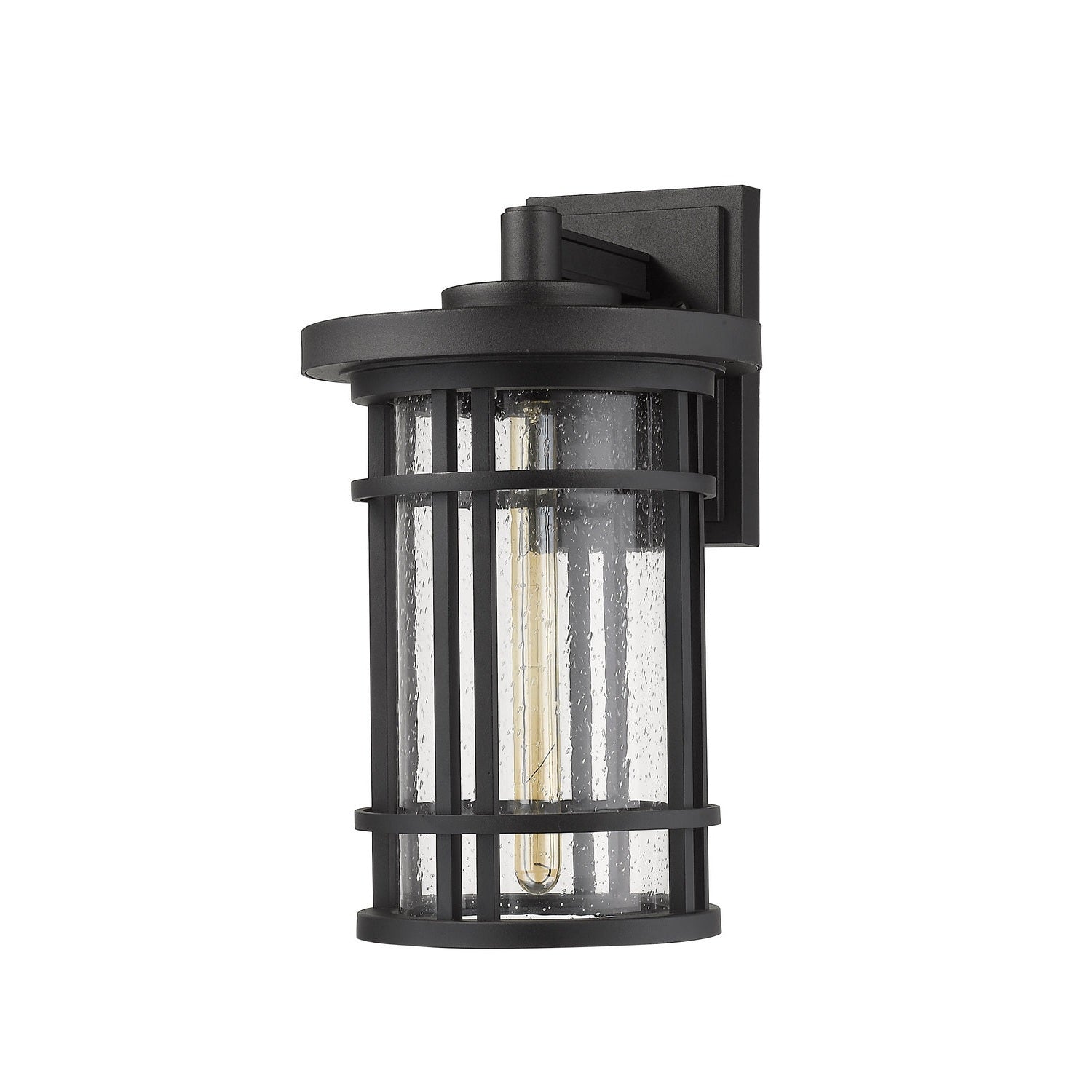 Z-Lite - 570B-BK - One Light Outdoor Wall Light - Jordan - Black