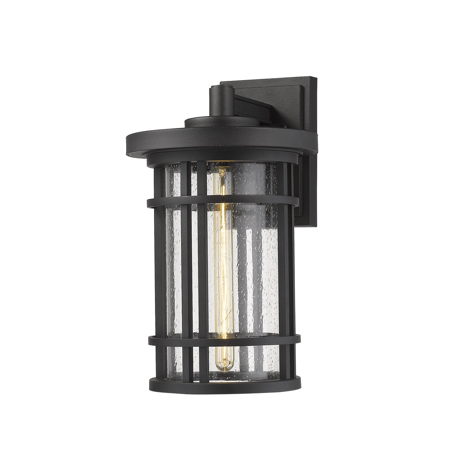 Z-Lite - 570B-BK - One Light Outdoor Wall Light - Jordan - Black