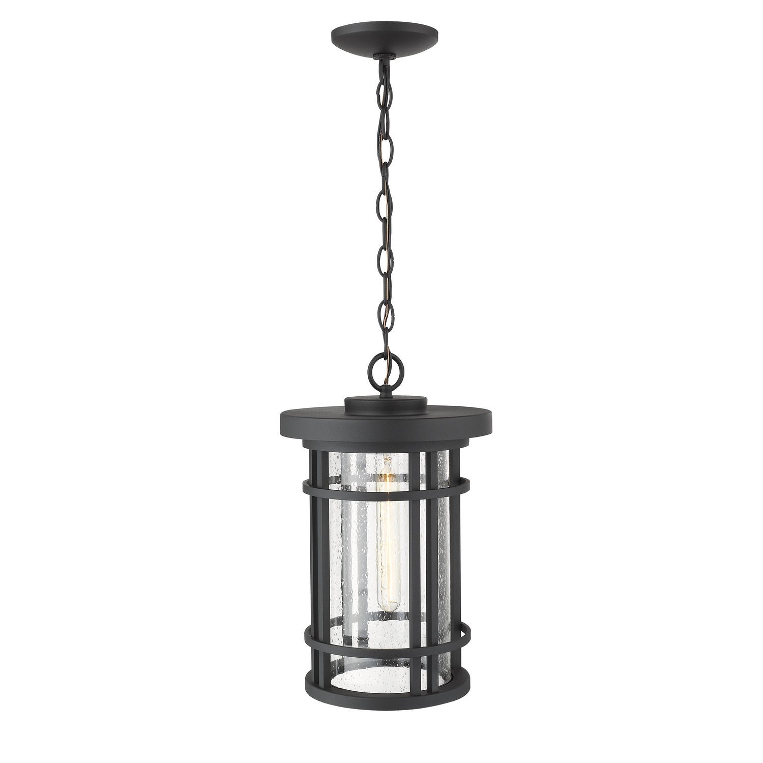 Z-Lite - 570CHB-BK - One Light Outdoor Chain Mount Ceiling Fixture - Jordan - Black