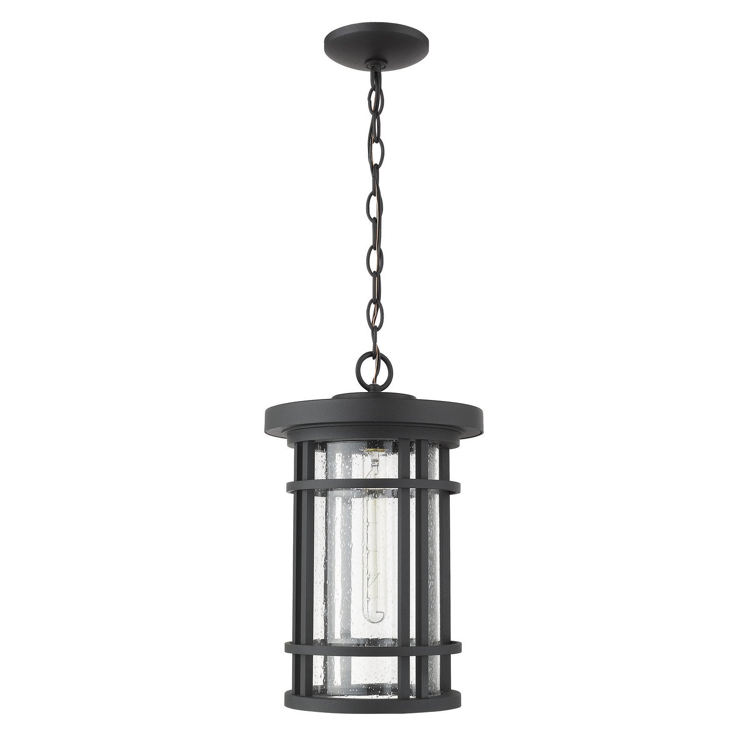 Z-Lite - 570CHB-BK - One Light Outdoor Chain Mount Ceiling Fixture - Jordan - Black