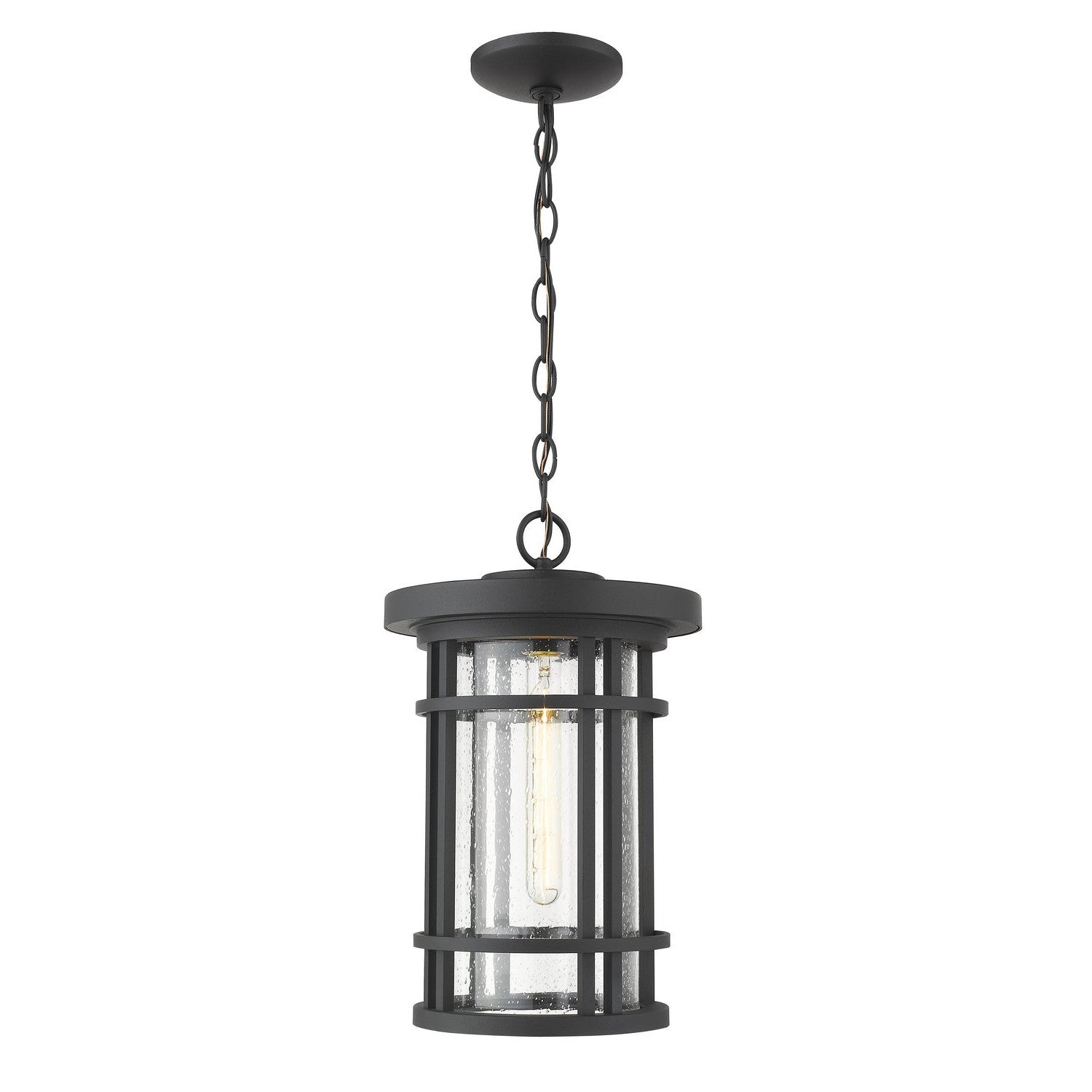 Z-Lite - 570CHB-BK - One Light Outdoor Chain Mount Ceiling Fixture - Jordan - Black