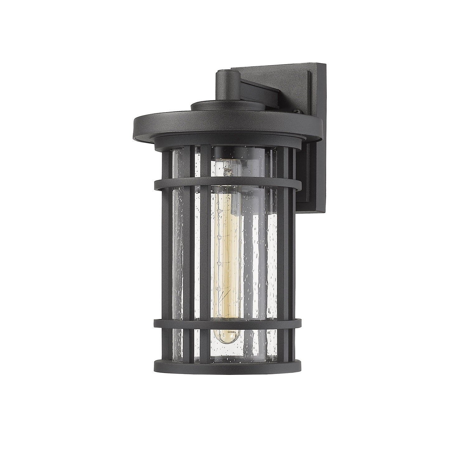 Z-Lite - 570M-BK - One Light Outdoor Wall Light - Jordan - Black