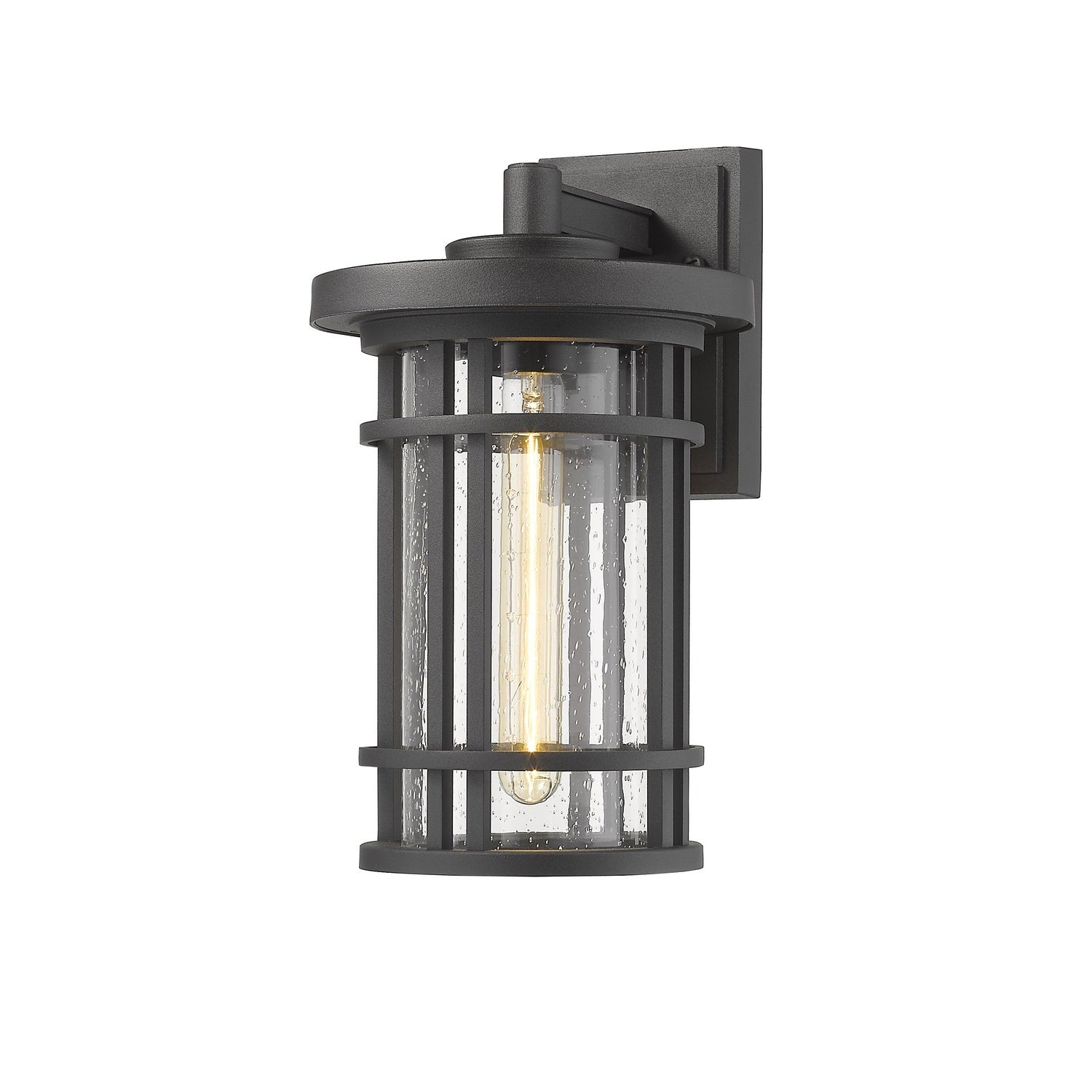 Z-Lite - 570M-BK - One Light Outdoor Wall Light - Jordan - Black