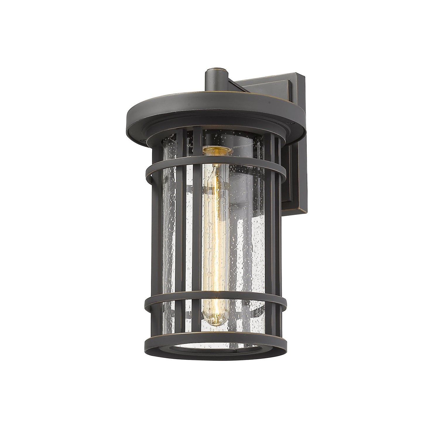 Z-Lite - 570M-ORB - One Light Outdoor Wall Light - Jordan - Oil Rubbed Bronze