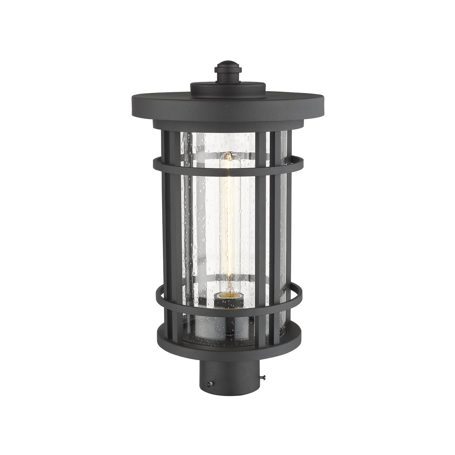 Z-Lite - 570PHB-BK - One Light Outdoor Post Mount Fixture - Jordan - Black