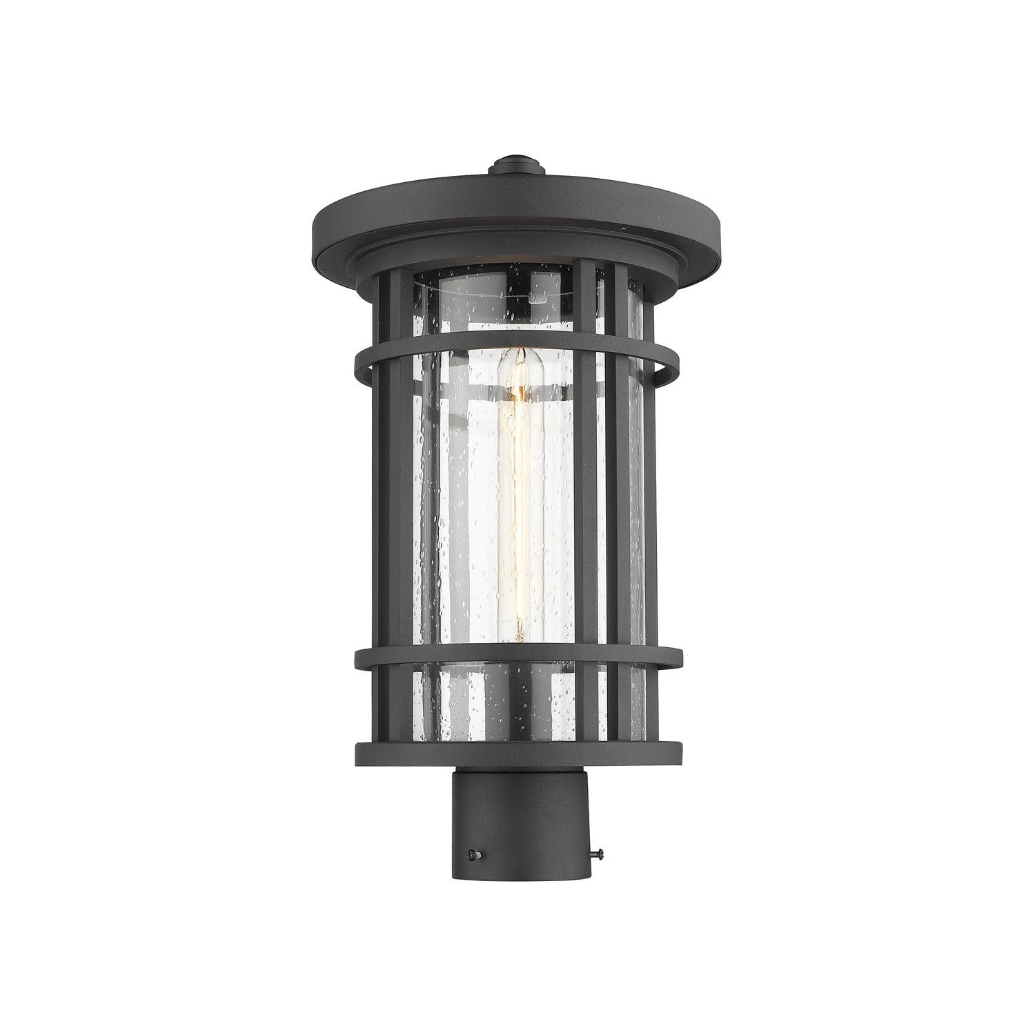 Z-Lite - 570PHB-BK - One Light Outdoor Post Mount Fixture - Jordan - Black