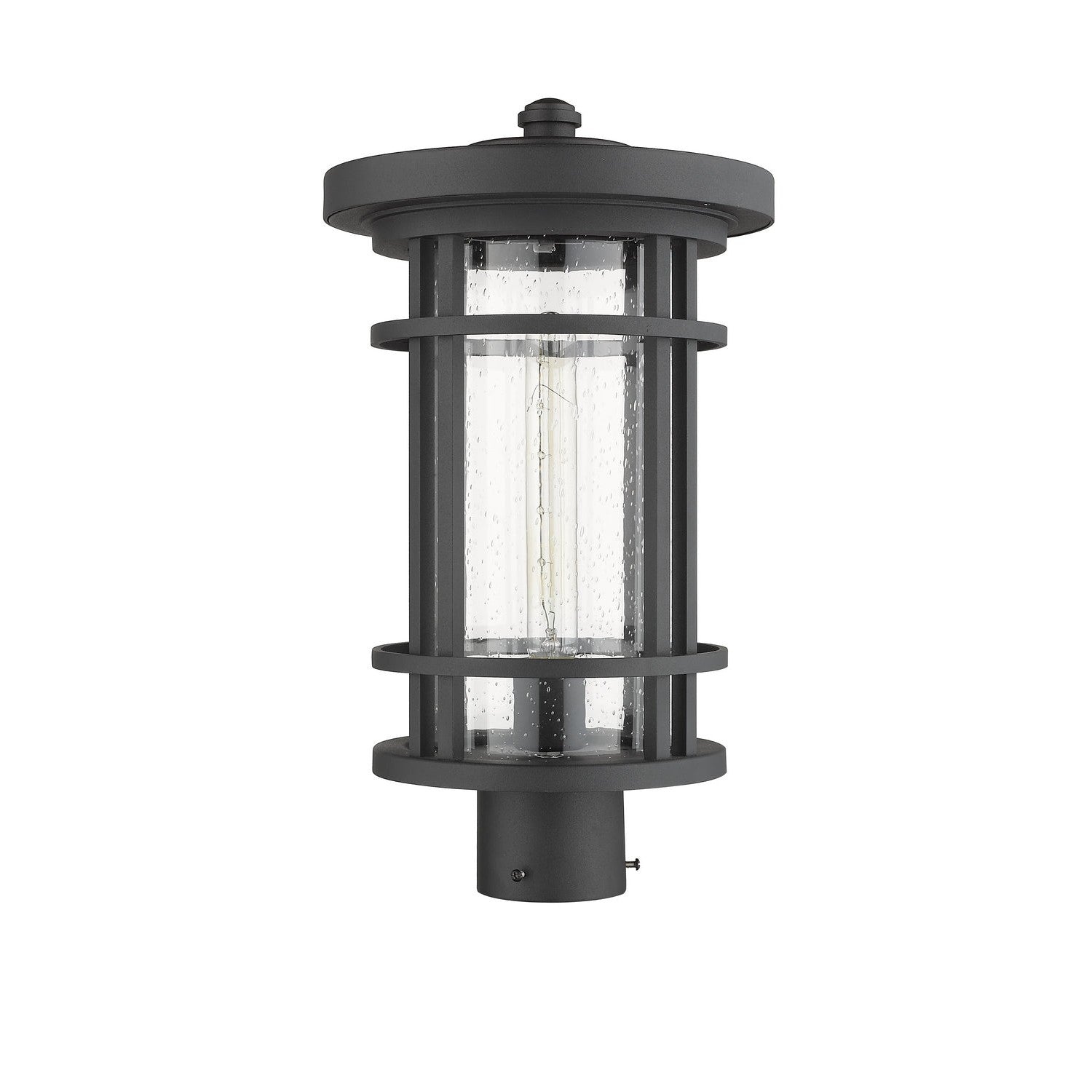 Z-Lite - 570PHB-BK - One Light Outdoor Post Mount Fixture - Jordan - Black
