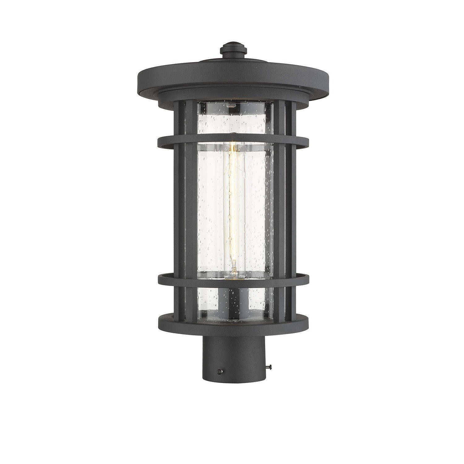 Z-Lite - 570PHB-BK - One Light Outdoor Post Mount Fixture - Jordan - Black