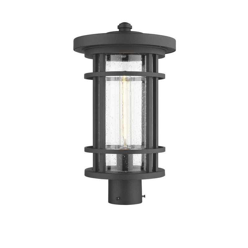 Z-Lite - 570PHB-BK - One Light Outdoor Post Mount Fixture - Jordan - Black
