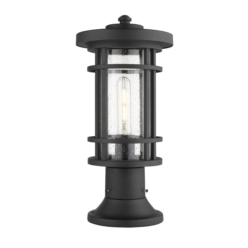 Z-Lite - 570PHM-553PM-BK - One Light Outdoor Pier Mounted Fixture - Jordan - Black