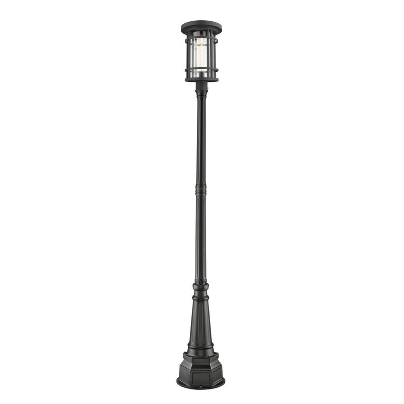 Z-Lite - 570PHXL-564P-BK - One Light Outdoor Post Mounted Fixture - Jordan - Black