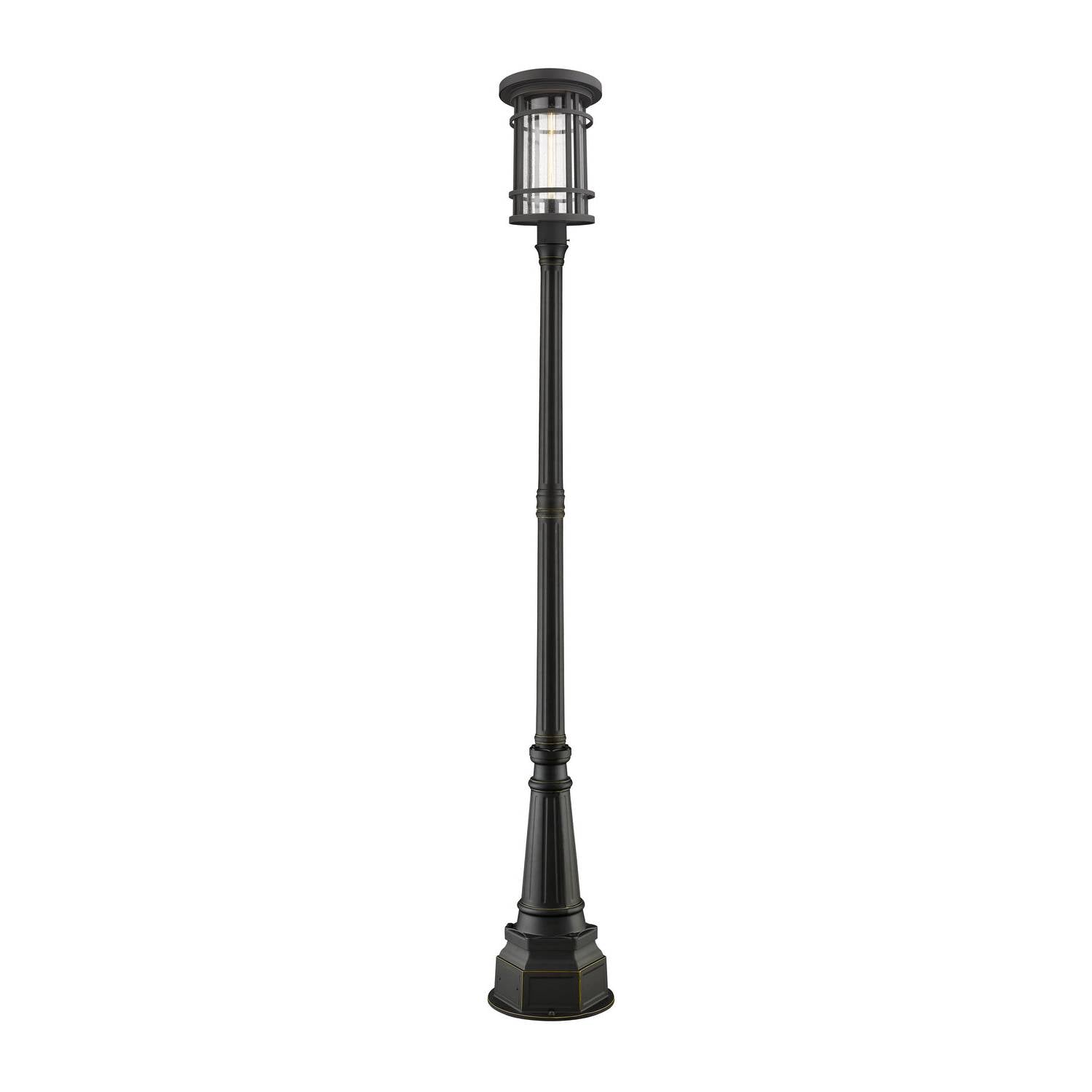 Z-Lite - 570PHXL-564P-ORB - One Light Outdoor Post Mounted Fixture - Jordan - Oil Rubbed Bronze