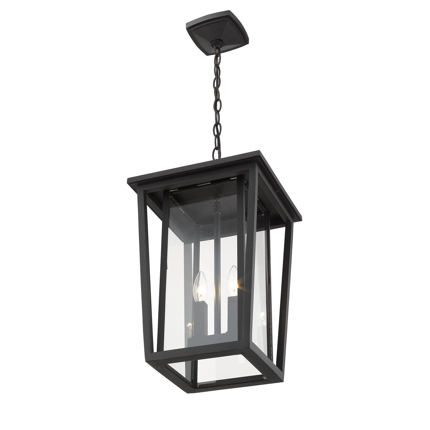 Z-Lite - 571CHB-BK - Two Light Outdoor Chain Mount Ceiling Fixture - Seoul - Black
