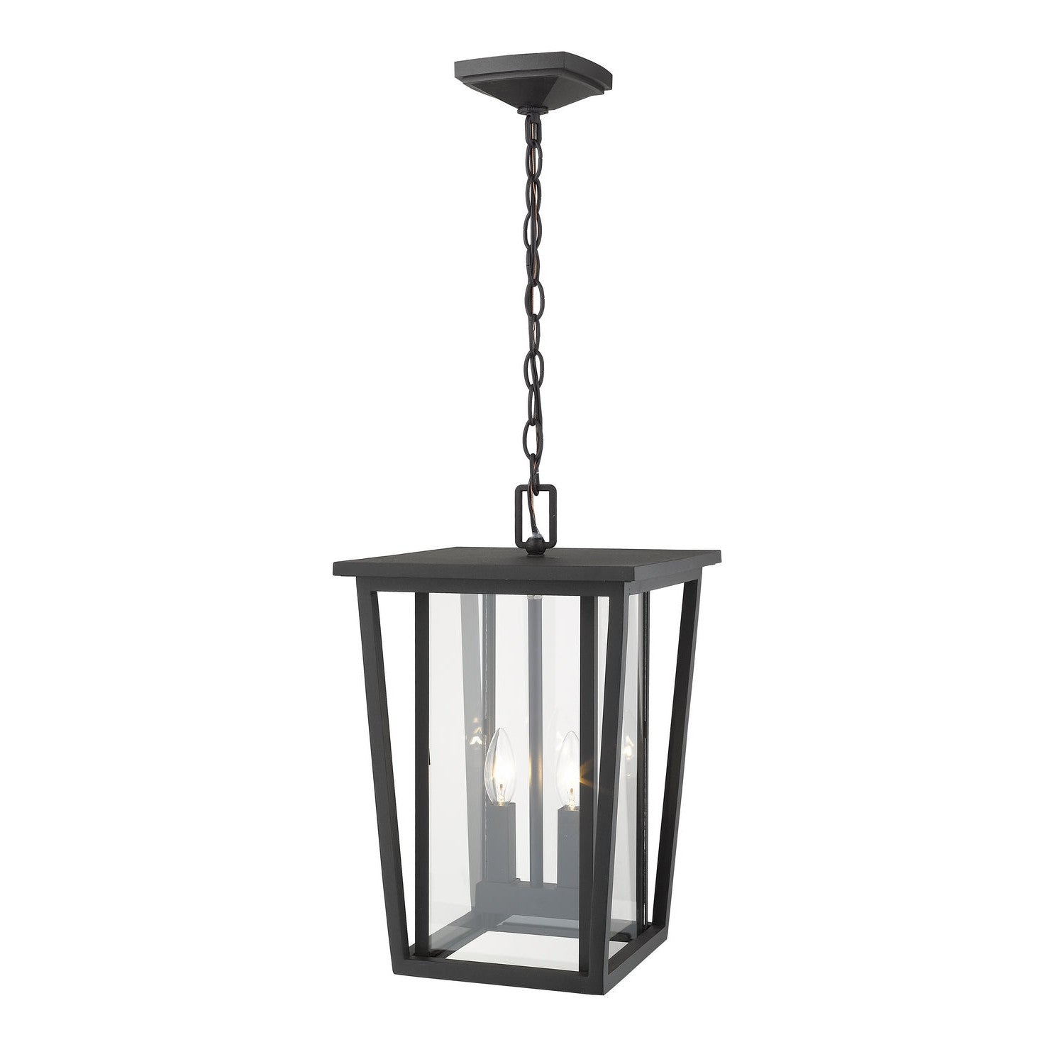 Z-Lite - 571CHB-BK - Two Light Outdoor Chain Mount Ceiling Fixture - Seoul - Black