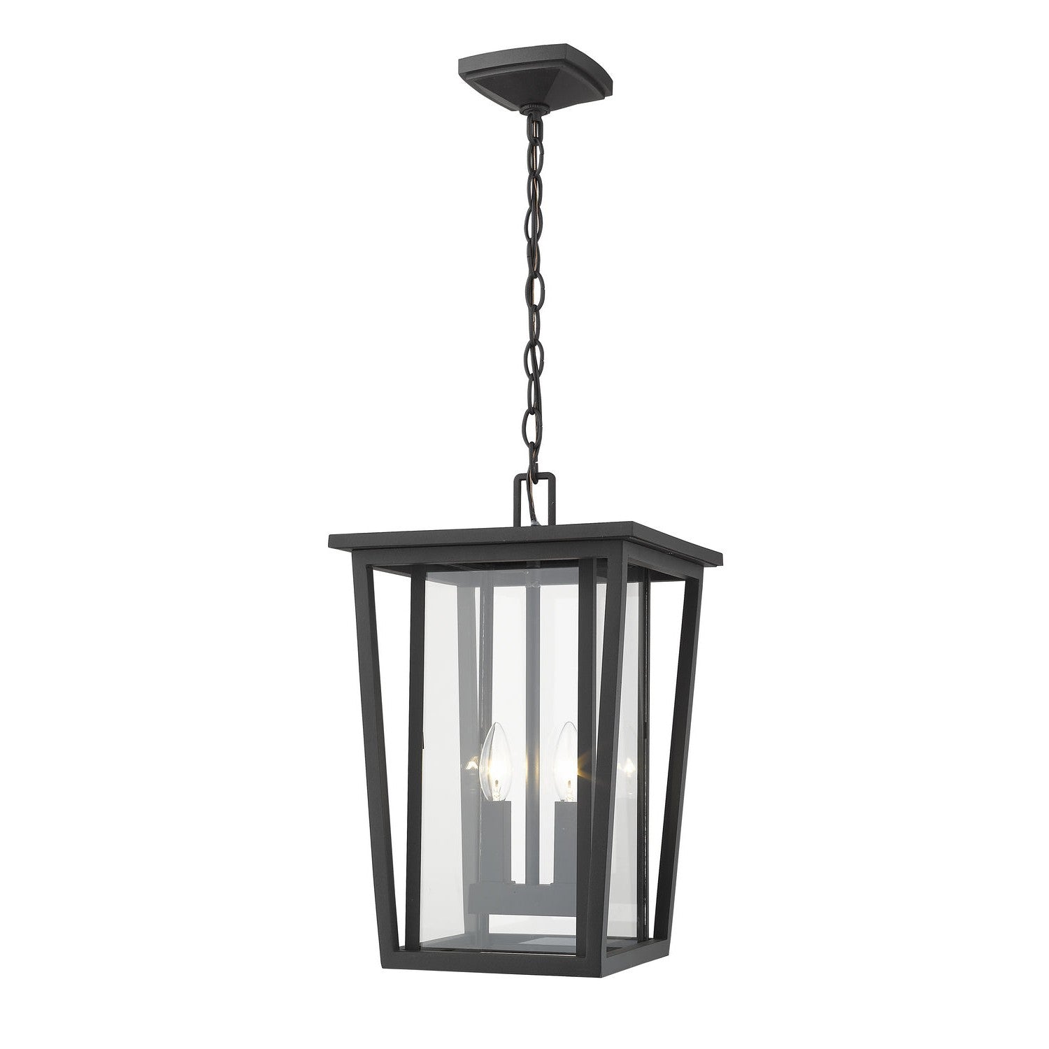 Z-Lite - 571CHB-BK - Two Light Outdoor Chain Mount Ceiling Fixture - Seoul - Black