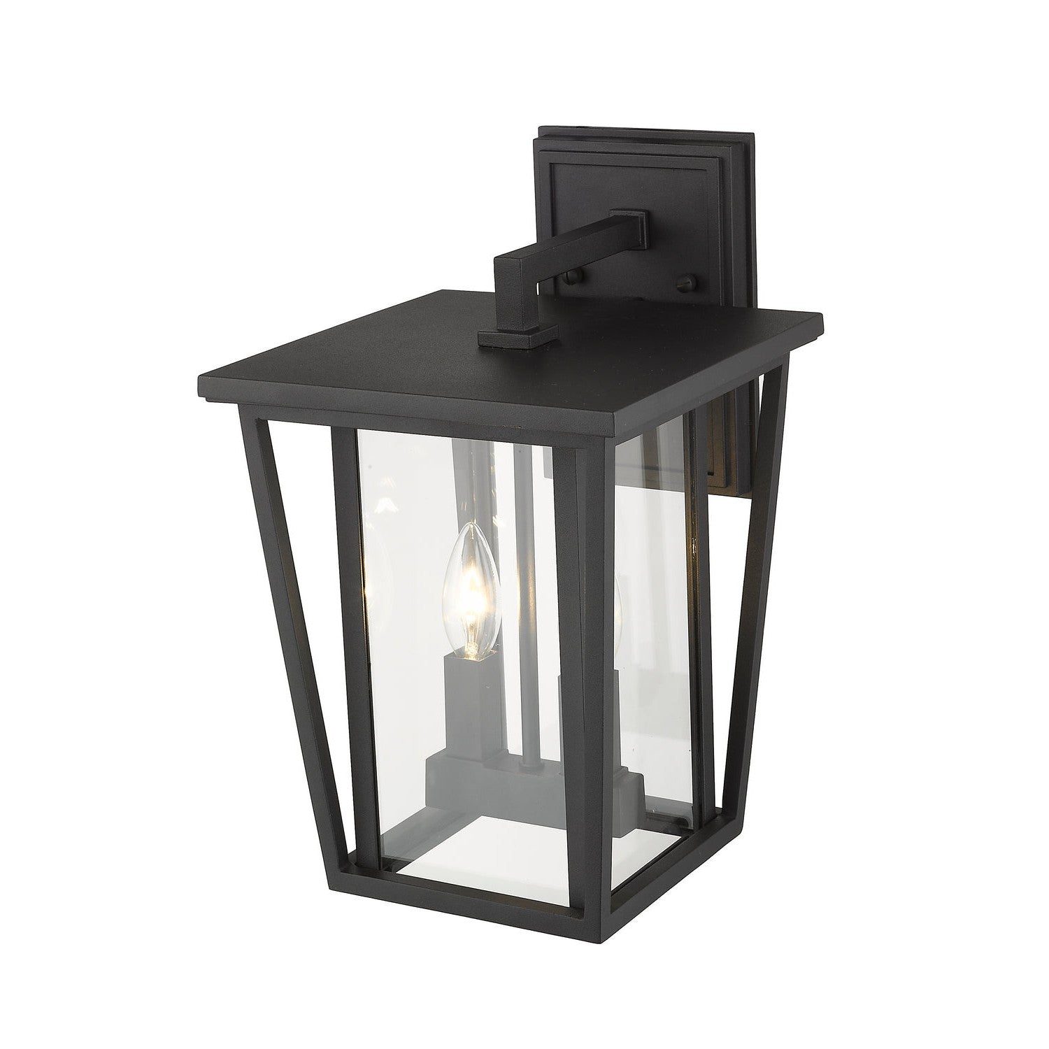 Z-Lite - 571M-BK - Two Light Outdoor Wall Sconce - Seoul - Black