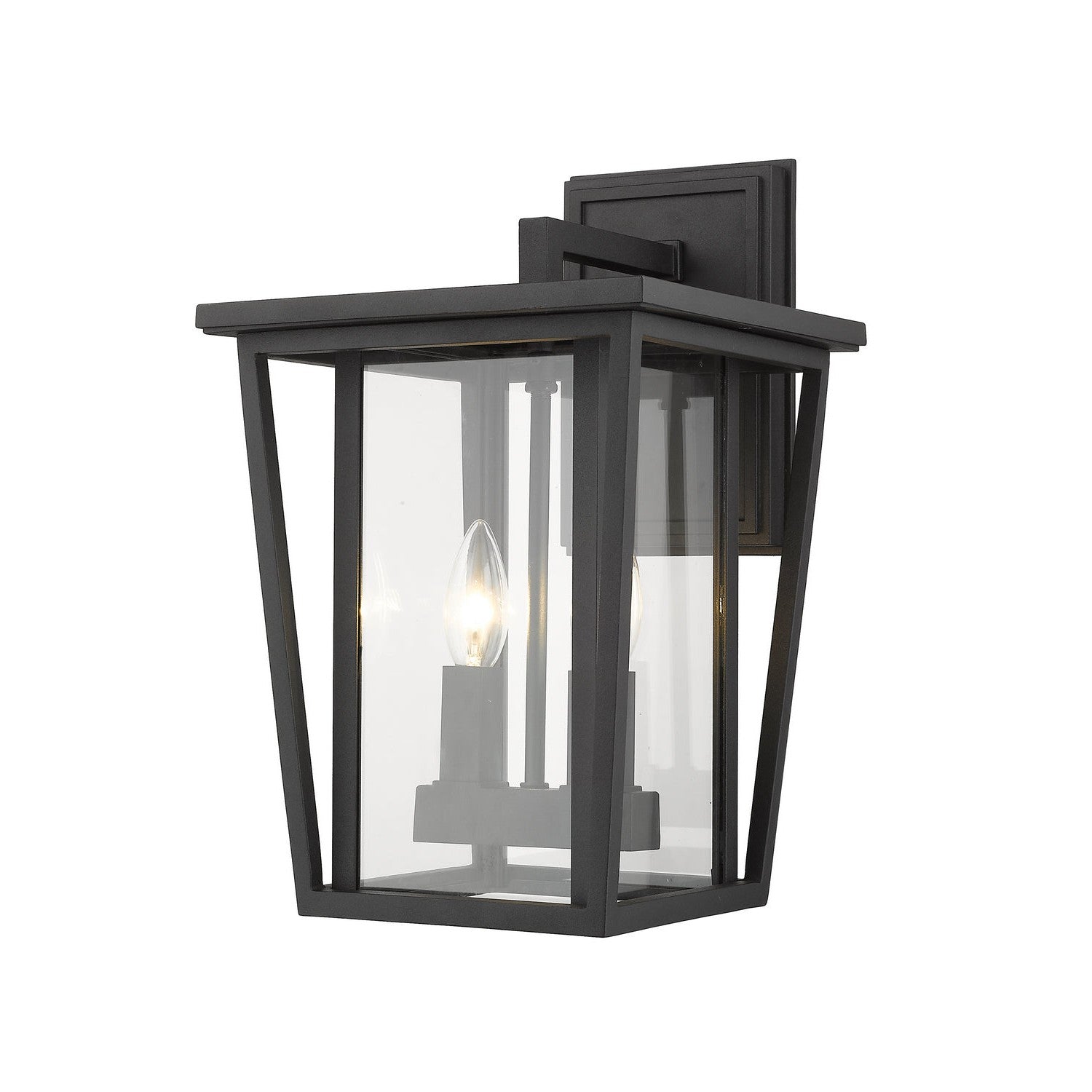 Z-Lite - 571M-BK - Two Light Outdoor Wall Sconce - Seoul - Black