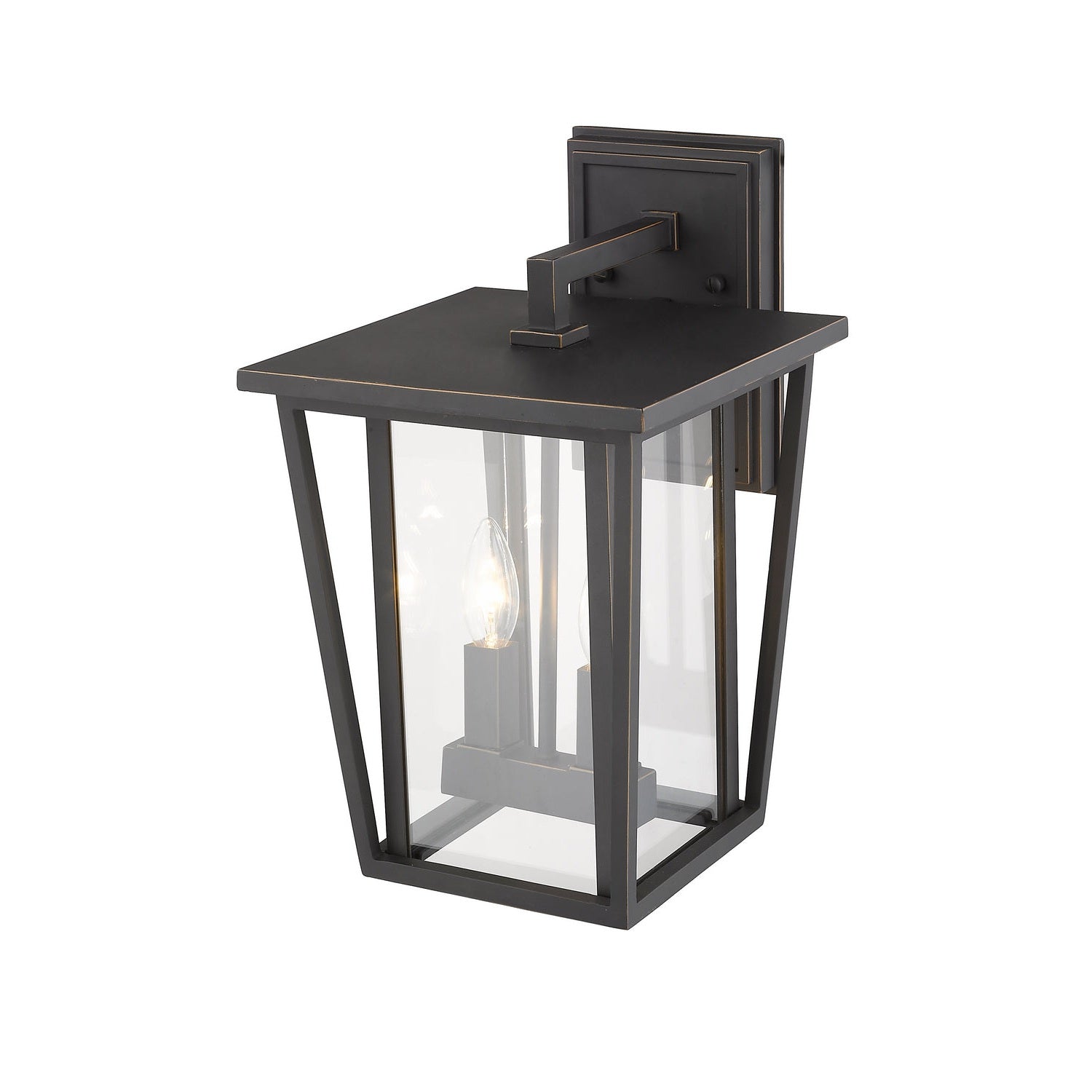 Z-Lite - 571M-ORB - Two Light Outdoor Wall Sconce - Seoul - Oil Rubbed Bronze