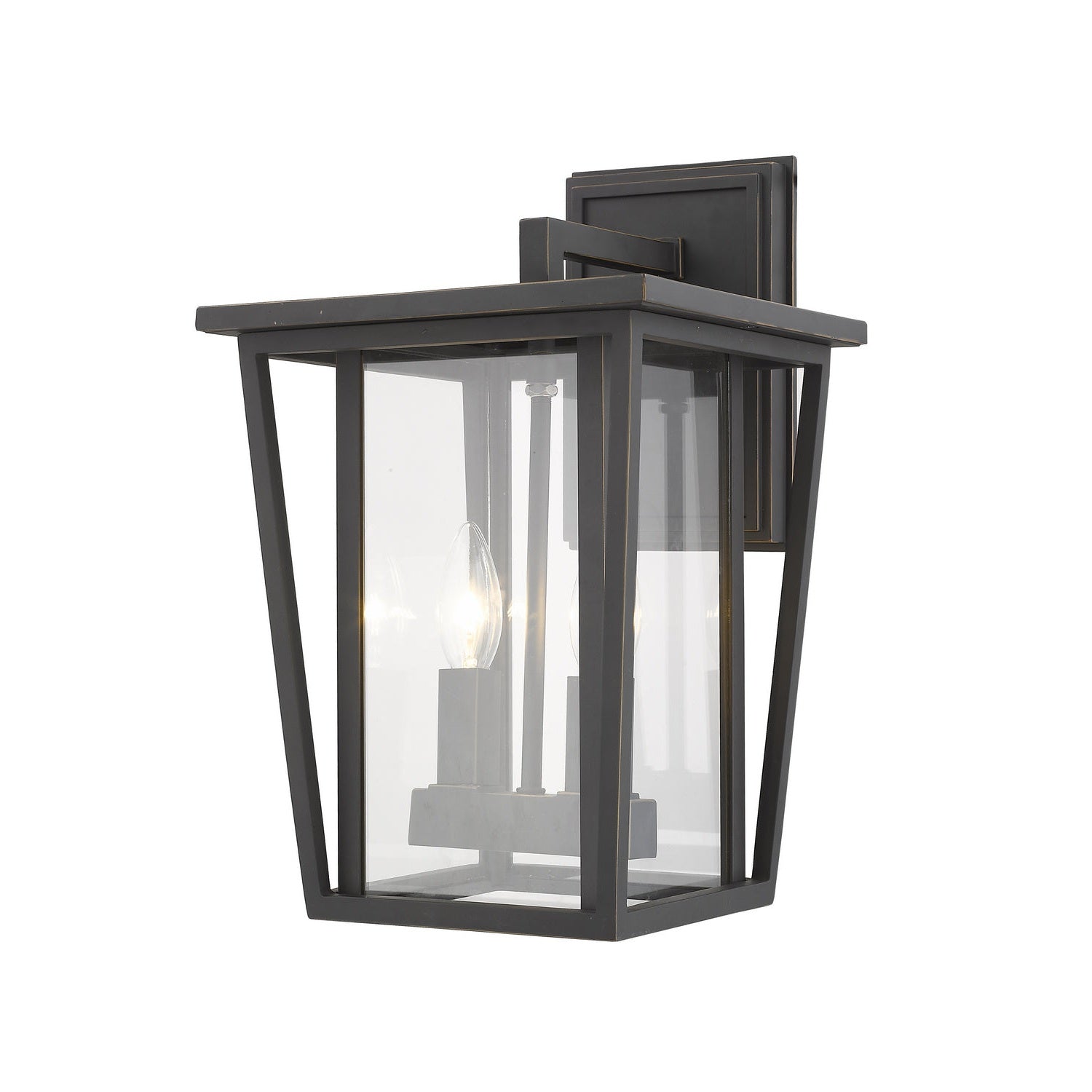 Z-Lite - 571M-ORB - Two Light Outdoor Wall Sconce - Seoul - Oil Rubbed Bronze