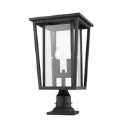 Z-Lite - 571PHBR-533PM-BK - Two Light Outdoor Pier Mounted Fixture - Seoul - Black